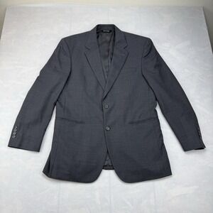 Jos A Bank‎ Men's Gray Wool Sport Coat Blazer Size 42R Classic Fit